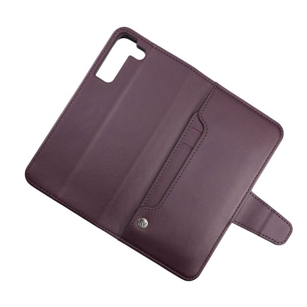 Rvelon Samsung Galaxy S22 Plus Cover Udklappeligt Kortrum Lilla