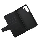 Rvelon Samsung Galaxy S22 Plus Flip Cover Kortlomme Sort
