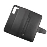 Rvelon Samsung Galaxy S22 Plus Flip Cover Kortlomme Sort