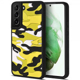 Samsung Galaxy S22 Plus Cover 3D Camouflage Gul