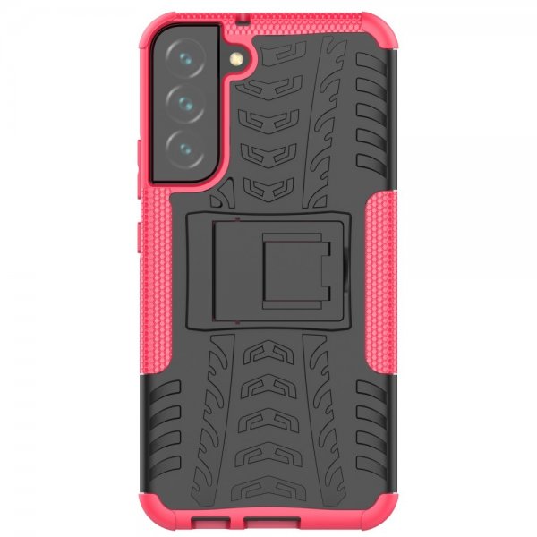 Samsung Galaxy S22 Plus Cover Dækmønster Stativfunktion Magenta