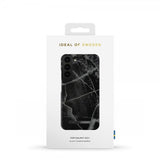 Ideal of Sweden Samsung Galaxy S22 Plus Cover Fashion Case Black Thunder Marble