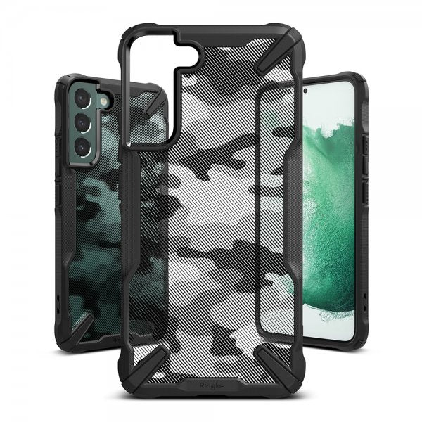 Ringke Samsung Galaxy S22 Plus Cover Fusion-X Camo Black