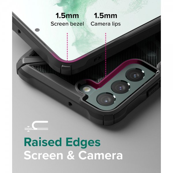 Ringke Samsung Galaxy S22 Plus Cover Fusion-X Camo Black