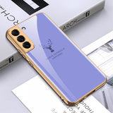 GKK Samsung Galaxy S22 Plus Cover Hjortemotiv Lilla