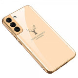 GKK Samsung Galaxy S22 Plus Cover Hjortemotiv Beige