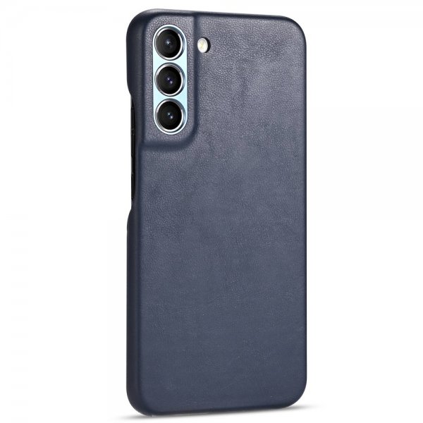 Samsung Galaxy S22 Plus Cover Lædertekstur Blå