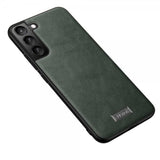 Sulada Samsung Galaxy S22 Plus Cover Lædertekstur Grøn