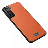 Samsung Galaxy S22 Plus Cover Lædertekstur Orange
