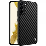 Imak Samsung Galaxy S22 Plus Cover LX-5 Series Kulfibertekstur Sort
