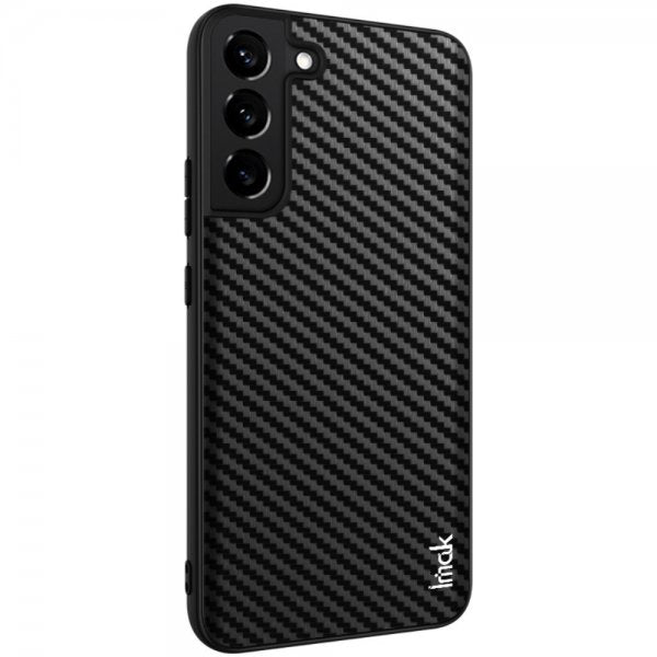 Imak Samsung Galaxy S22 Plus Cover LX-5 Series Kulfibertekstur Sort