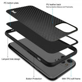 Imak Samsung Galaxy S22 Plus Cover LX-5 Series Kulfibertekstur Sort