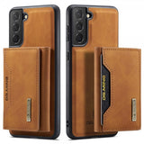 Dg.Ming Samsung Galaxy S22 Plus Cover M2 Series Aftagelig Kortholder Brun