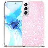 Ipaky Samsung Galaxy S22 Plus Cover Marmor Mønster Rosa