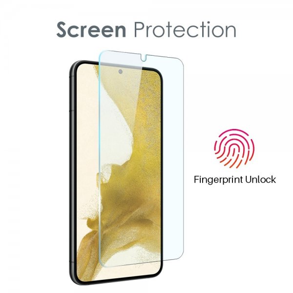 Northjo Samsung Galaxy S22 Plus Cover med Skærmbeskyttelse og Kamerabeskyttelse 3-i-1
