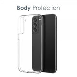 Northjo Samsung Galaxy S22 Plus Cover med Skærmbeskyttelse og Kamerabeskyttelse 3-i-1