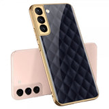 GKK Samsung Galaxy S22 Plus Cover Motiv Blå Terninger