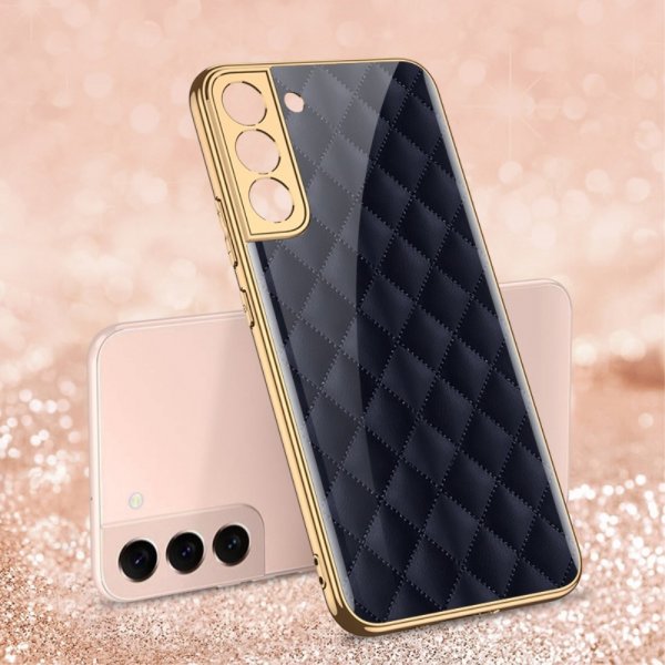 GKK Samsung Galaxy S22 Plus Cover Motiv Blå Terninger