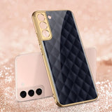 GKK Samsung Galaxy S22 Plus Cover Motiv Blå Terninger