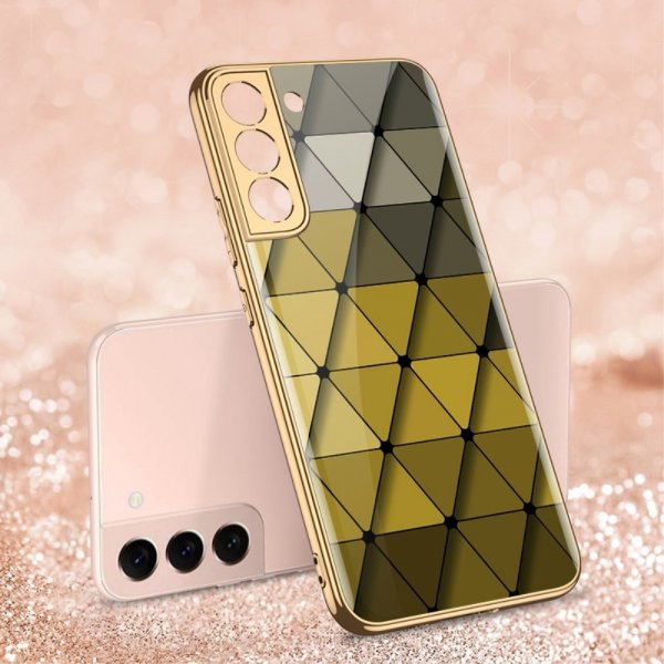 GKK Samsung Galaxy S22 Plus Cover Motiv Gule Trekanter