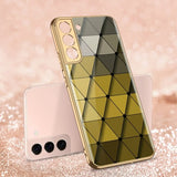 GKK Samsung Galaxy S22 Plus Cover Motiv Gule Trekanter