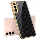 GKK Samsung Galaxy S22 Plus Cover Motiv Sorte Firkanter