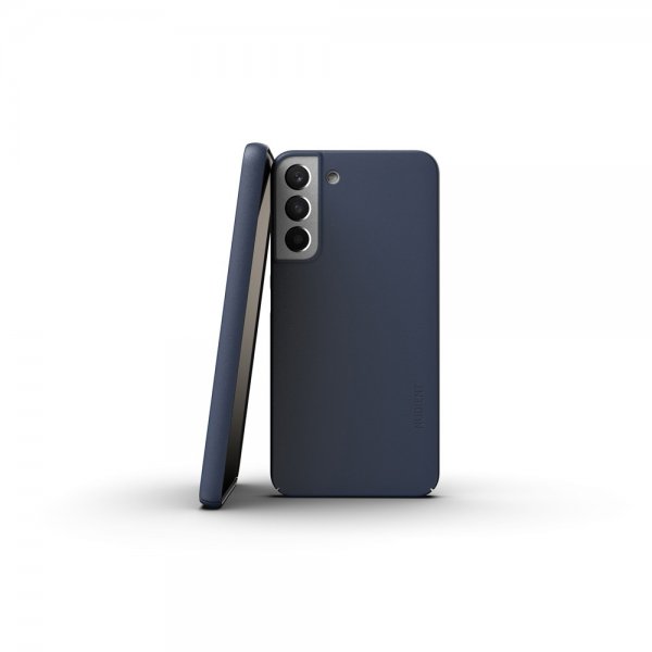 Nudient Samsung Galaxy S22 Plus Cover Thin Case V3 Midwinter Blue