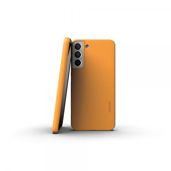 Nudient Samsung Galaxy S22 Plus Cover Tyndt Etui V3 Saffron Yellow