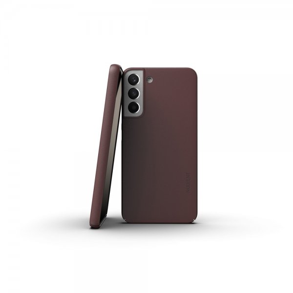 Nudient Samsung Galaxy S22 Plus Cover Tyndt Etui V3 Sangria Red