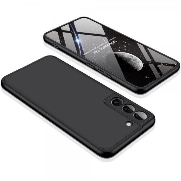 GKK Samsung Galaxy S22 Plus Cover Tredelt Sort