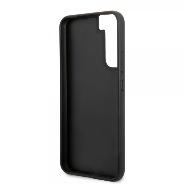 BMW Samsung Galaxy S22 Plus Cover Tricolor Stripe Carbon Sort