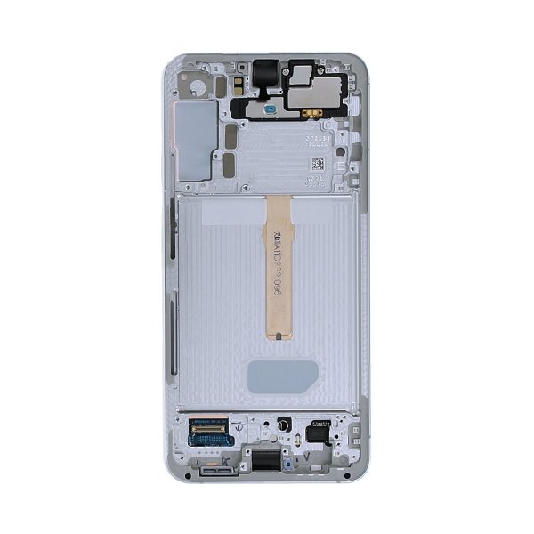 Samsung Galaxy S22 Plus Skærm med LCD Display Original - Hvid/Creme/Blå