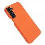 Samsung Galaxy S22 Cover Ægte Læder MagSafe Orange