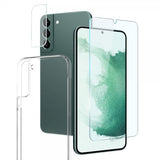 Northjo Samsung Galaxy S22 Cover med Skærmbeskytter og Kamerabeskyttelse 3-i-1