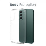 Northjo Samsung Galaxy S22 Cover med Skærmbeskytter og Kamerabeskyttelse 3-i-1