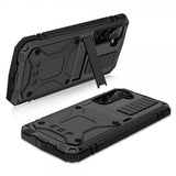 R-JUST Samsung Galaxy S22 Cover Metal Stødsikkert Sort