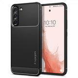 Spigen Samsung Galaxy S22 Cover Rugged Armor Matte Black
