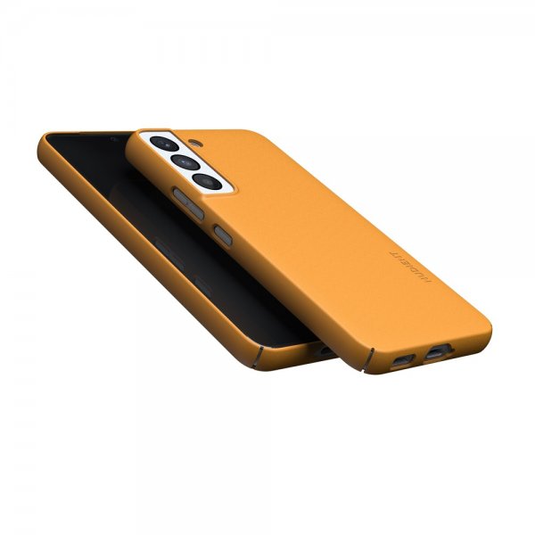 Nudient Samsung Galaxy S22 Cover Tyndt Cover V3 Saffron Yellow
