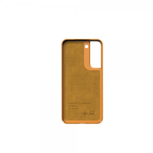 Nudient Samsung Galaxy S22 Cover Tyndt Cover V3 Saffron Yellow