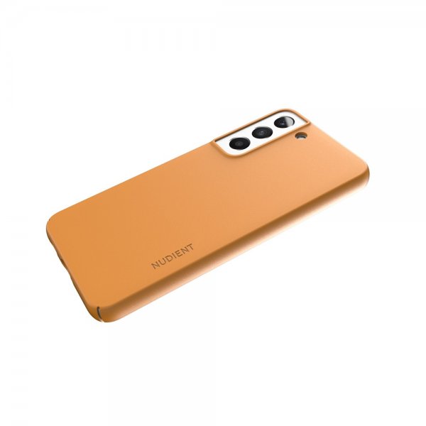 Nudient Samsung Galaxy S22 Cover Tyndt Cover V3 Saffron Yellow