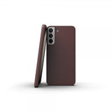 Nudient Samsung Galaxy S22 Cover Thin Case V3 Sangria Red