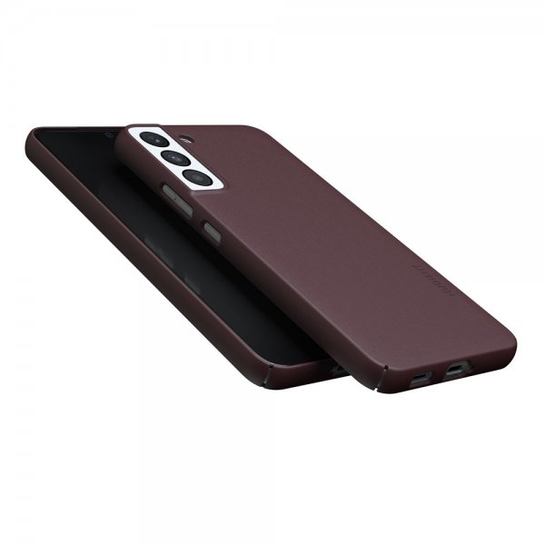 Nudient Samsung Galaxy S22 Cover Thin Case V3 Sangria Red
