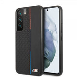 BMW Samsung Galaxy S22 Cover Triangle Pattern & Tricolor Stripe Sort