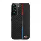 BMW Samsung Galaxy S22 Cover Triangle Pattern & Tricolor Stripe Sort