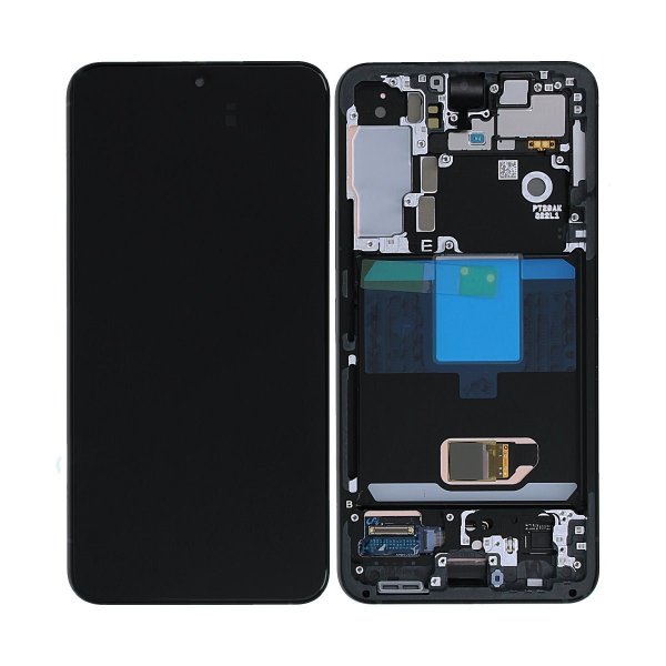 Samsung Galaxy S22 Skærm med LCD Display Original - Grafit/Grå