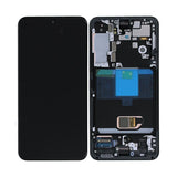 Samsung Galaxy S22 Skærm med LCD Display Original - Grafit/Grå