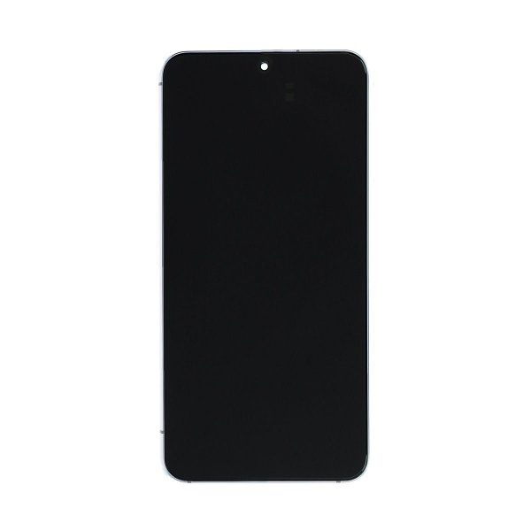 Samsung Galaxy S22 Skærm med LCD Display Original - Hvid/Creme/Blå