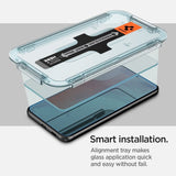 Spigen Samsung Galaxy S22 Skærmbeskyttelse GLAS.tR EZ Fit 2-Pak