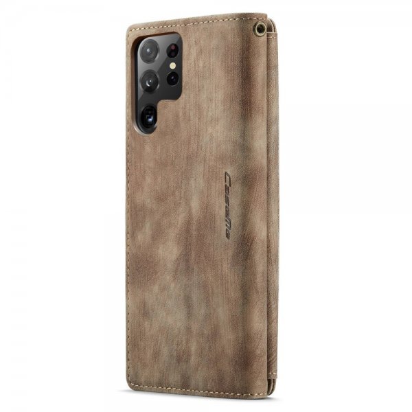 CaseMe Samsung Galaxy S22 Ultra Cover C30 Series Brun