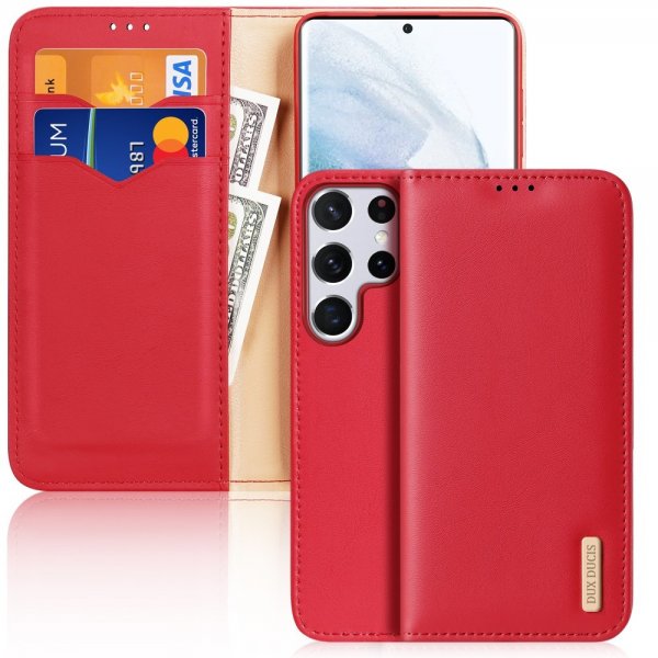 Dux Ducis Samsung Galaxy S22 Ultra Cover Hivo Series Rød